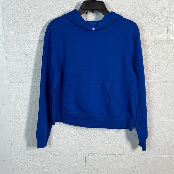 Ideology Women's Solid Sweatshirt Hoodie Deep cobalt Small - Picture 1 of 5